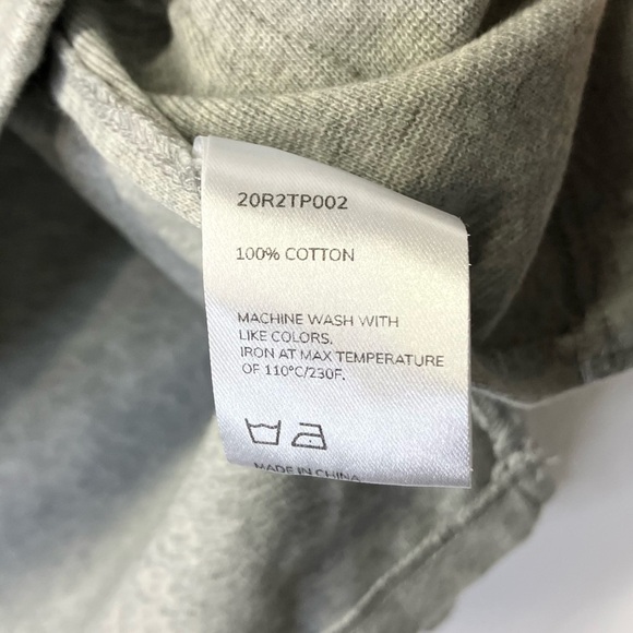 Nap Loungewear Heather Gray Pure Cotton Loose Cut Sweatshirt - Picture 7 of 7